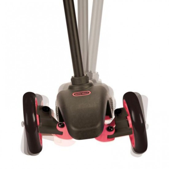 Little Tikes Ride-ons Lean to Turn Scooter with Removable Handle - Pink