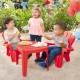 Little Tikes Ride-ons Garden Table & Chairs - Red