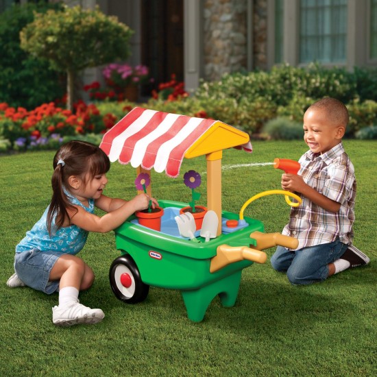 Little Tikes - 2-in-1 Garden Cart & Wheelbarrow