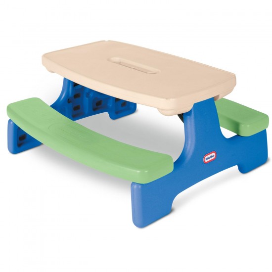 Little Tikes Ride-ons Easy Store™ Picnic Table - Blue-Green